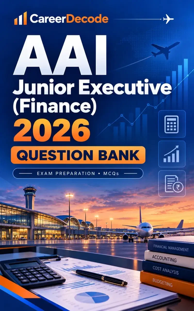 Cover of AAI Junior Executive (Finance) 2026 Question Bank