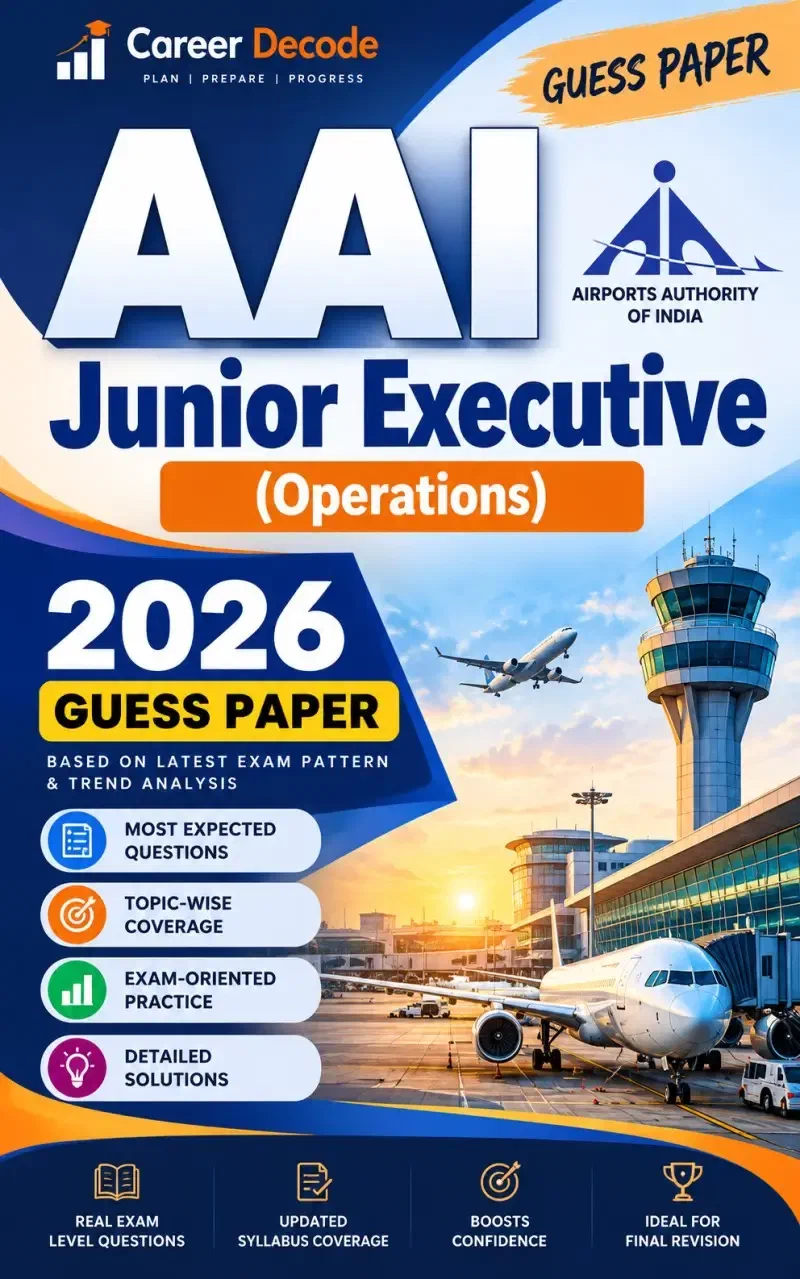 Cover of AAI Junior Executive (Operations) 2026 Guess Paper