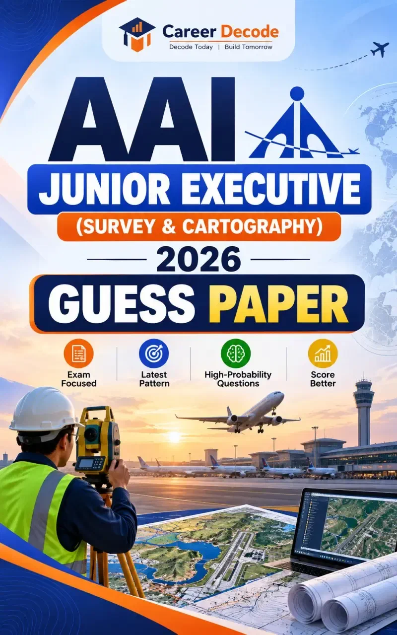 Cover of AAI Junior Executive (Survey & Cartography) 2026 Guess Paper
