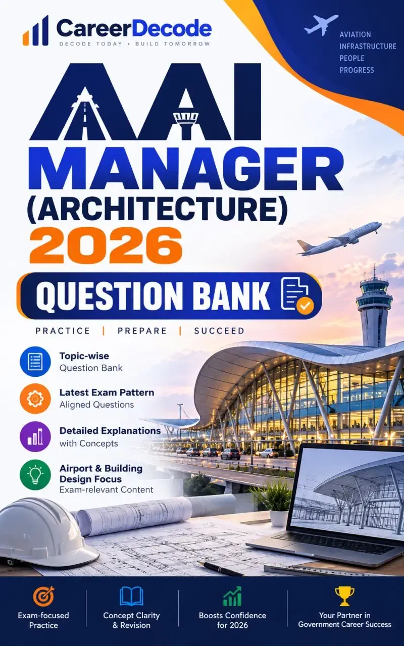 Cover of AAI Manager (Architecture) 2026 Question Bank