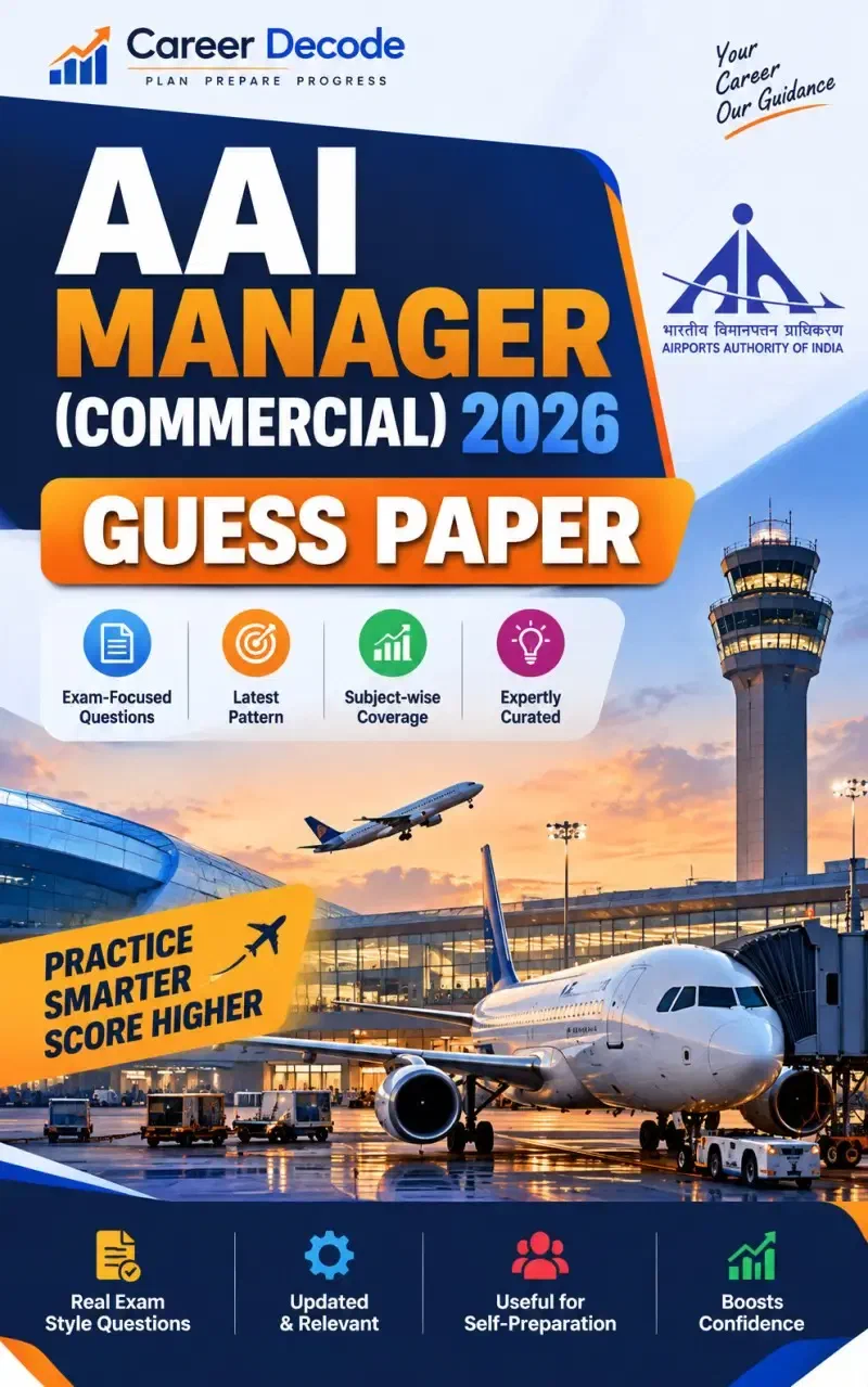Cover of AAI Manager (Commercial) 2026 Guess Paper