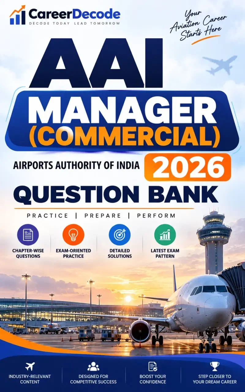 Cover of AAI Manager (Commercial) 2026 Question Bank