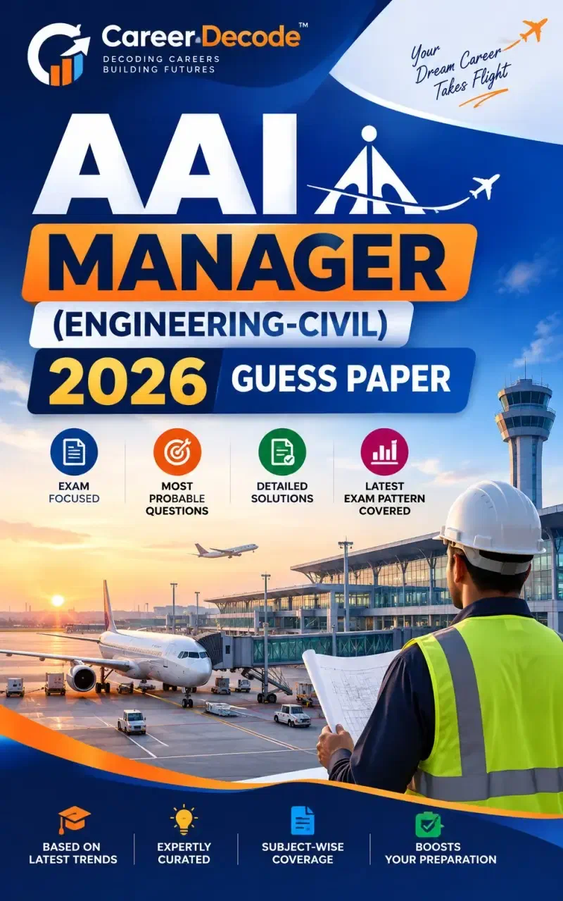 Cover of AAI Manager (Engineering-Civil) 2026 Guess Paper