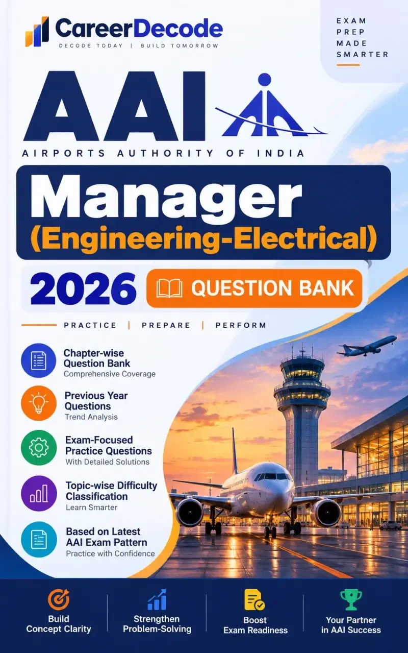 Cover of AAI Manager (Engineering-Electrical) 2026 Question Bank
