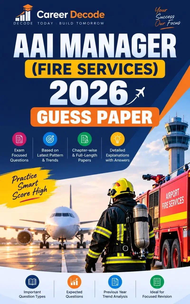 Cover of AAI Manager (Fire Services) 2026 Guess Paper