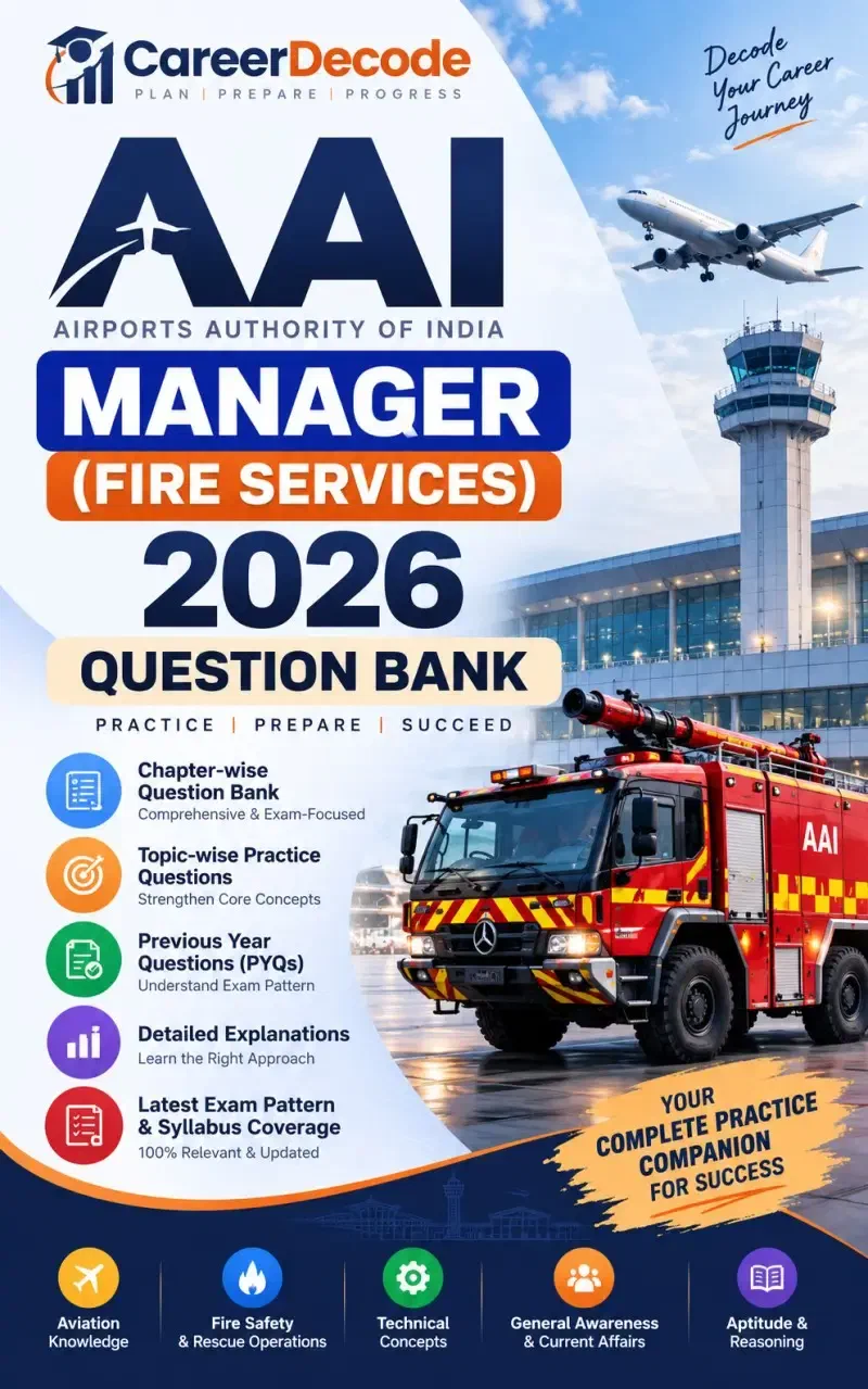 Cover of AAI Manager (Fire Services) 2026 Question Bank