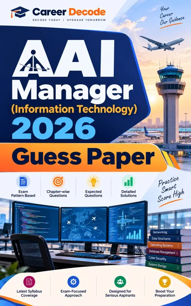 Cover of AAI Manager (Information Technology) 2026 Guess Paper