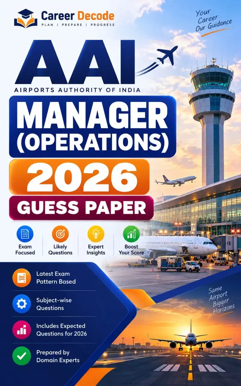 Cover of AAI Manager (Operations) 2026 Guess Paper
