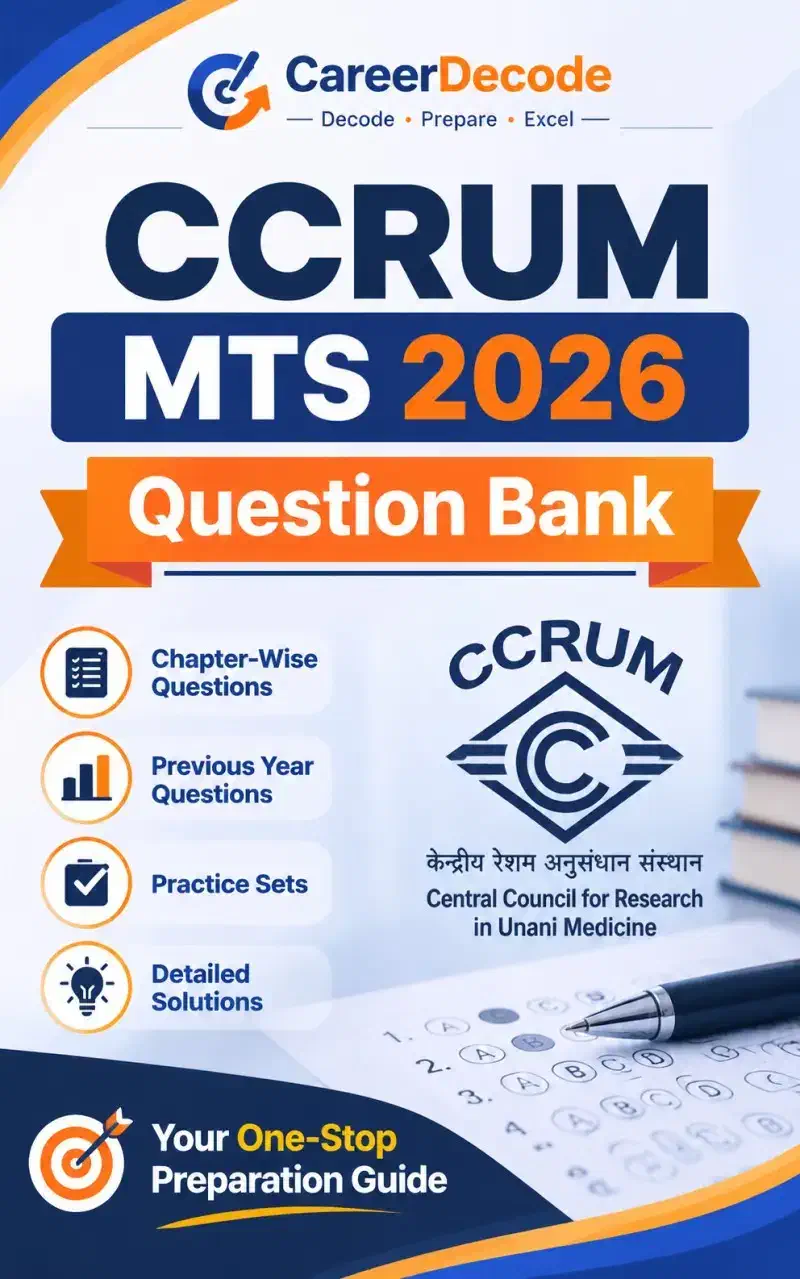 Cover of CCRUM MTS 2026 Question Bank