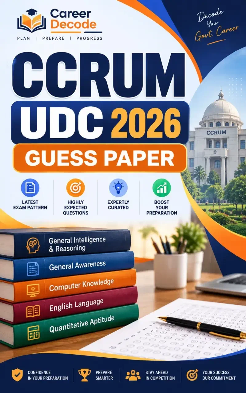 Cover of CCRUM UDC 2026 Guess Paper