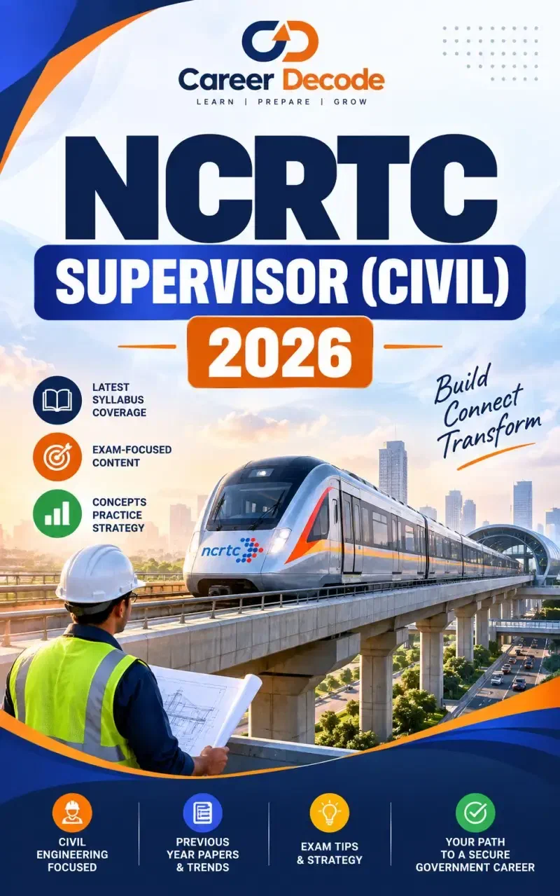 Cover of NCRTC Supervisor (Civil) 2026
