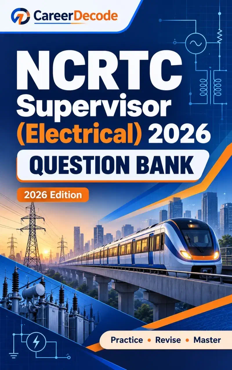 Cover of NCRTC Supervisor (Electrical) 2026 Question Bank