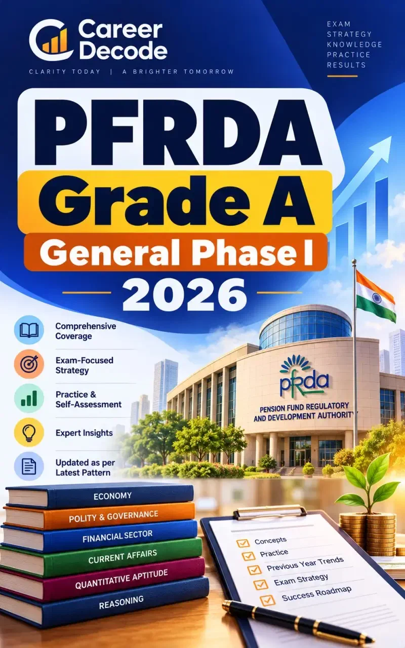 Cover of PFRDA Grade A General Phase I 2026