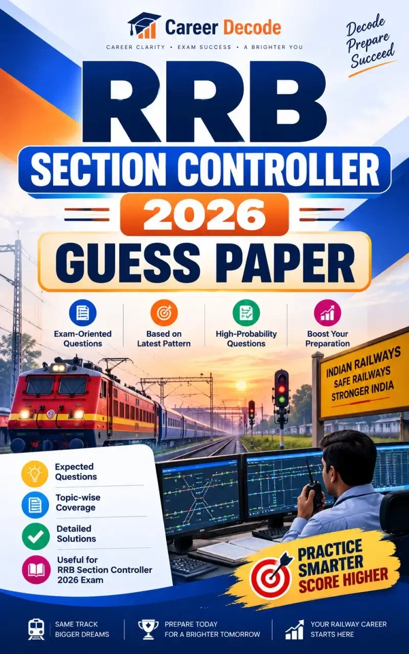 Cover of RRB Section Controller 2026 Guess Paper