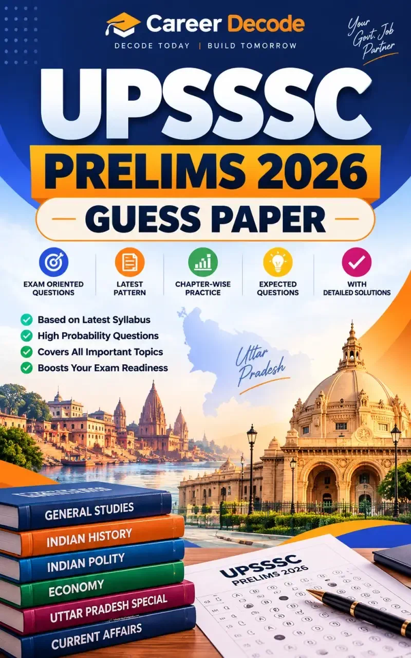 Cover of UPSSSC Prelims 2026 Guess Paper